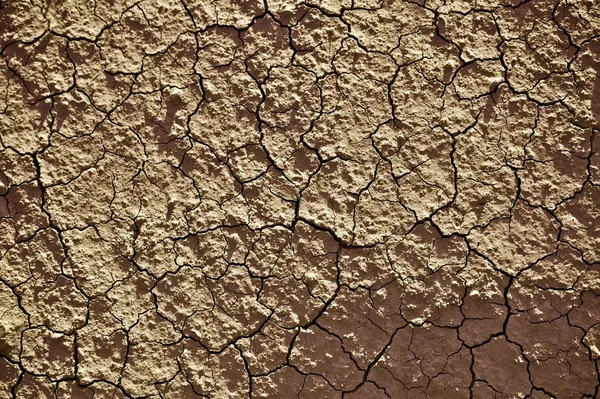 Fondo de grietas del suelo — Foto de Stock