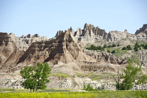 Badlands krajobraz — Zdjęcie stockowe