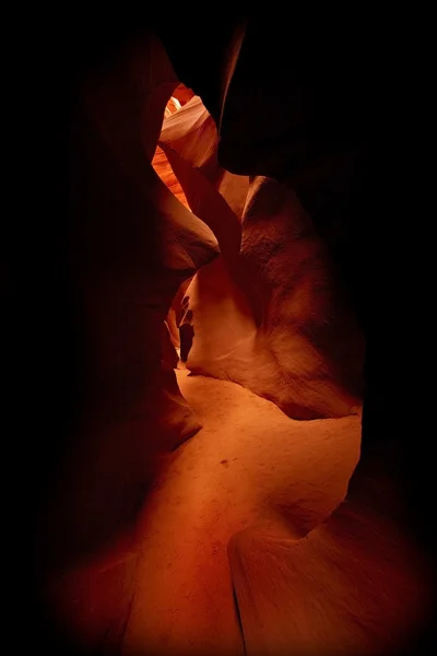 Mörk sandsten canyon — Stockfoto