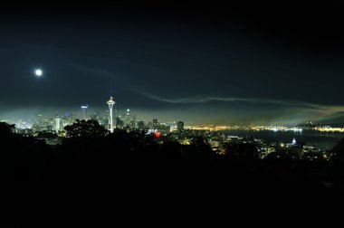 Seattle gece panorama adlı