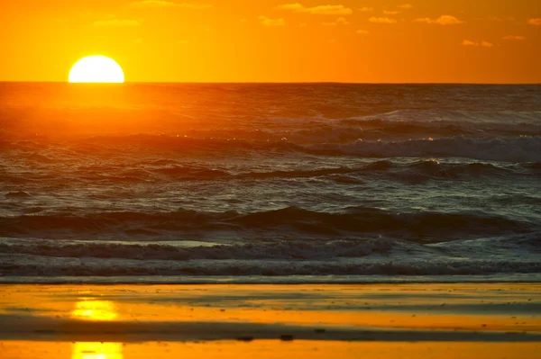 Slunce horizontu oceánu — Stock fotografie