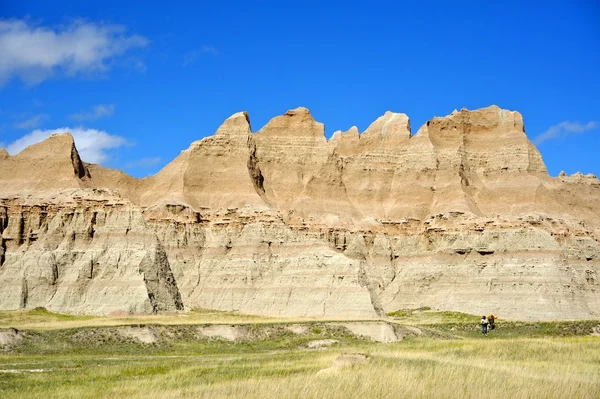Hiking in the Badlands — Stock Photo, Image