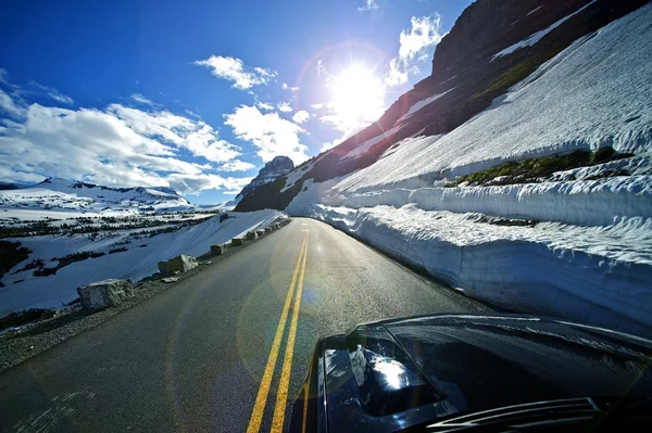 Ridge road sürücü — Stok fotoğraf