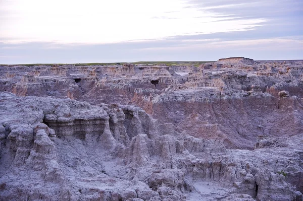 Paisagem de Badlands crus — Fotografia de Stock