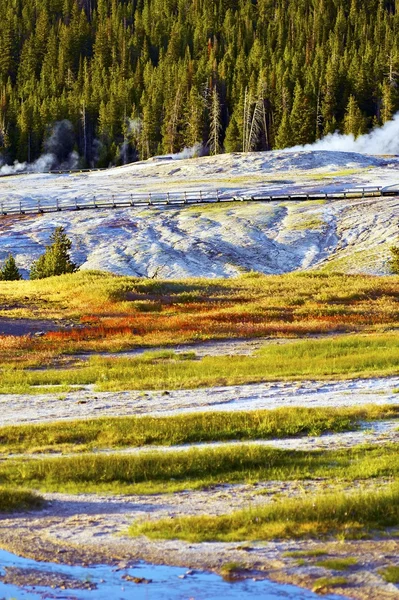 Yellowstone sert koşullarına — Stok fotoğraf