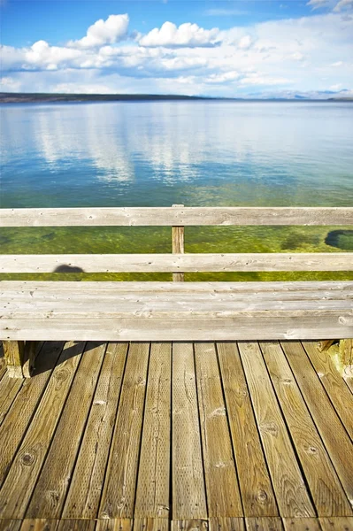 호수 보기 옐로스톤 호수 — 스톡 사진