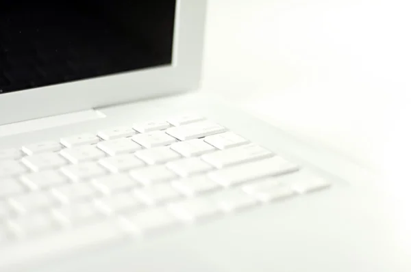 White Laptop — Stock Photo, Image