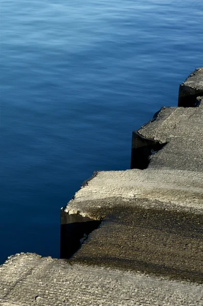 Front de mer en béton — Photo