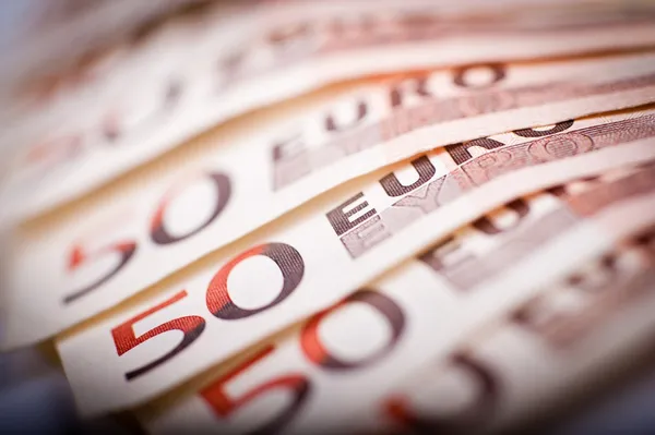 50 Euro Bills — Stock Photo, Image