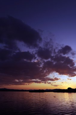 Lake tahoe günbatımı