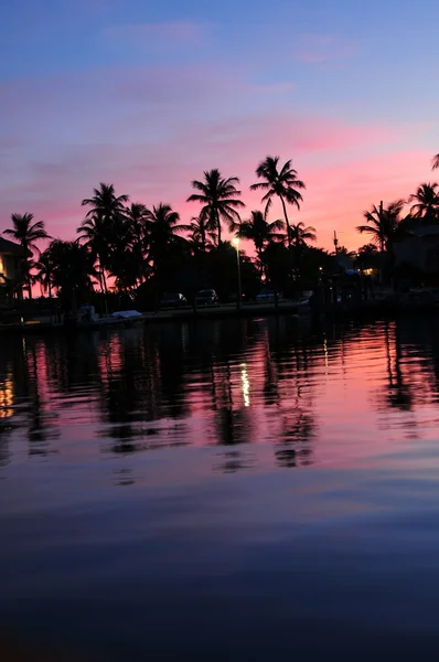 Por do sol tropical — Fotografia de Stock