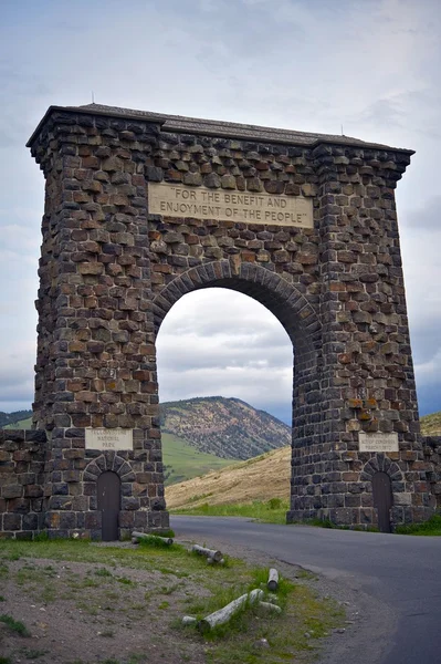 Yellowstone πύλη πέτρα — Φωτογραφία Αρχείου