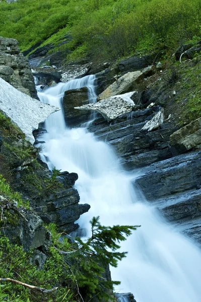 Höga vattenfall — Stockfoto