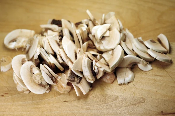 Champignons in Scheiben — Stockfoto