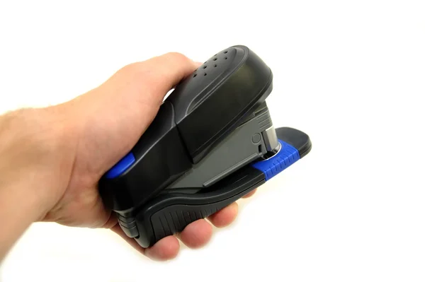 Stapler in Hand — Stock Photo, Image