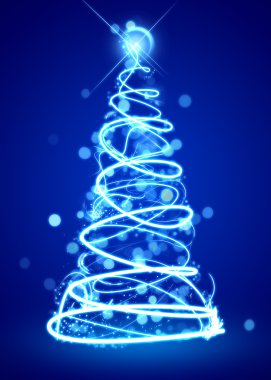 Mavi Noel ağacı
