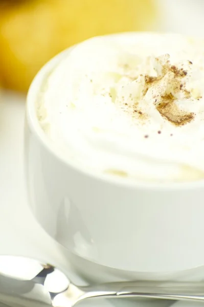 Whipped Cream Coffee — Stock Photo, Image