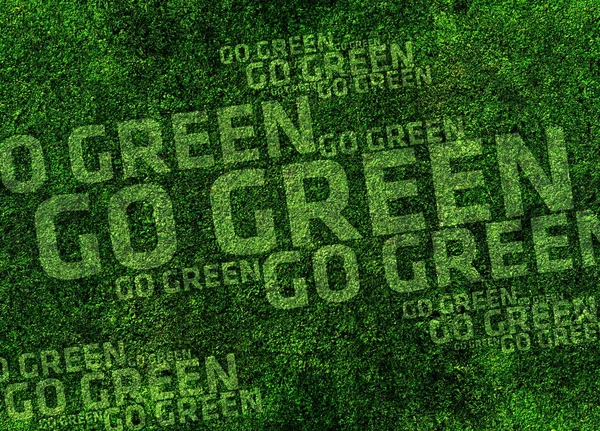 Go Green Background — Stock Photo, Image