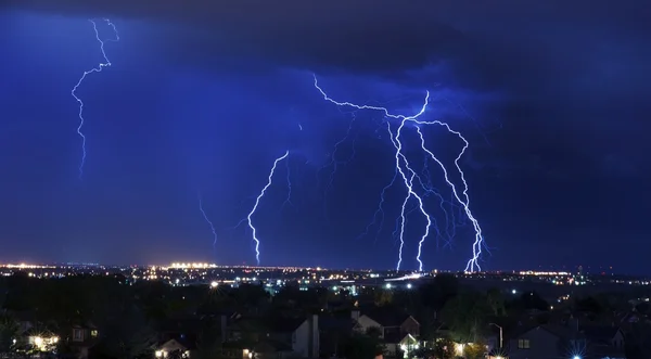 Tempesta di fulmini — Foto Stock