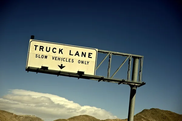 Truck Lane — Stock Photo, Image