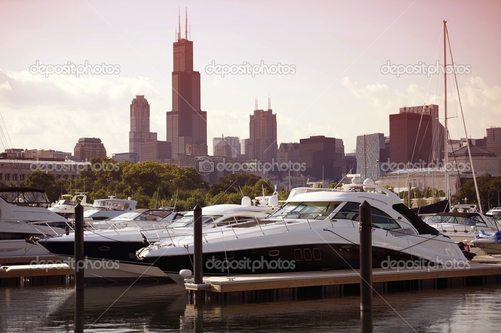 Docked Yachts