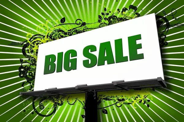 Big Sale Billboard — Stock Photo, Image