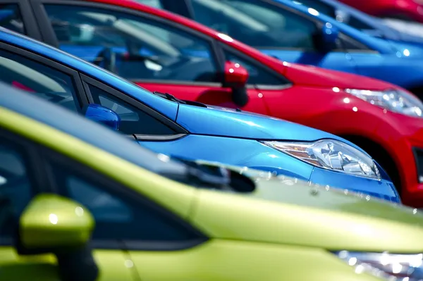 Colorful Cars Stock — Stock Photo, Image