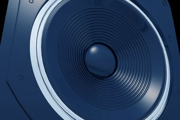 Blue Speaker — Stock Image Blue Speaker Stock Image