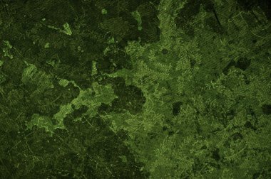 Grunge floral yeşil