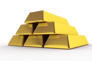 GoldBars 3d
