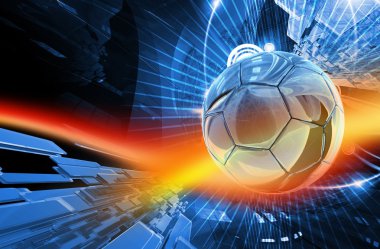 Futbol eylem arka plan