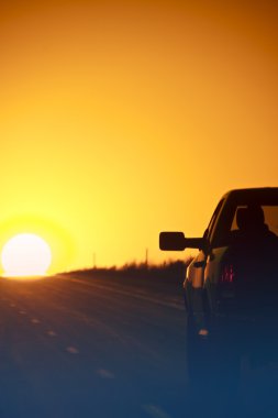 gün batımı outback Otoban