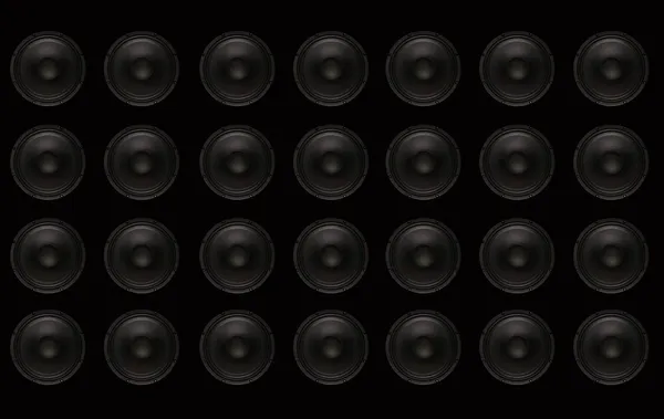 Subwoofers 벽 — 스톡 사진