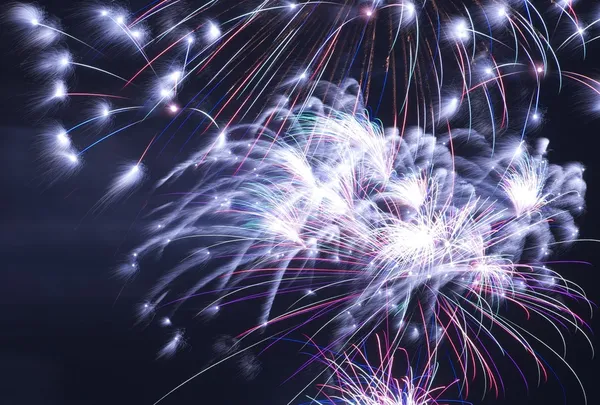 Fuochi d'artificio di notte — Foto Stock