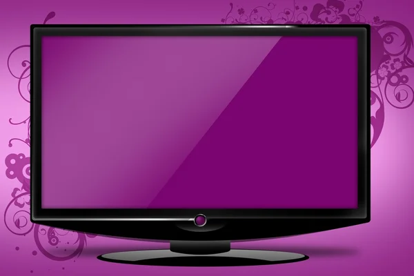 Pinky HDTV Illustration — Stock Photo, Image