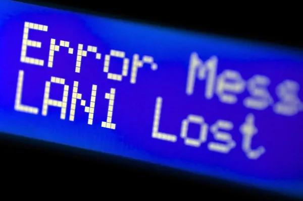 LAN Error — Stock Photo, Image