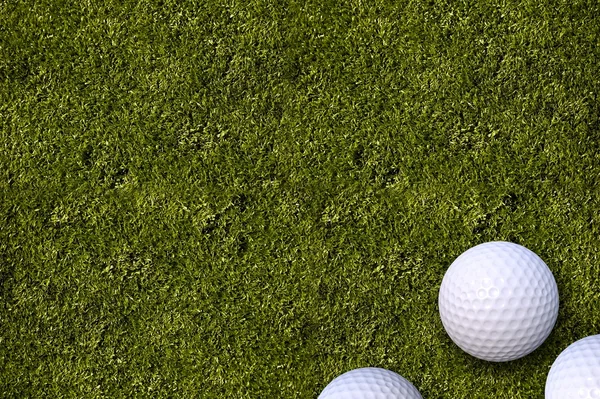 Golf bollar golf fält — Stockfoto