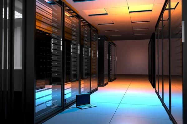 Servers kamer — Stockfoto