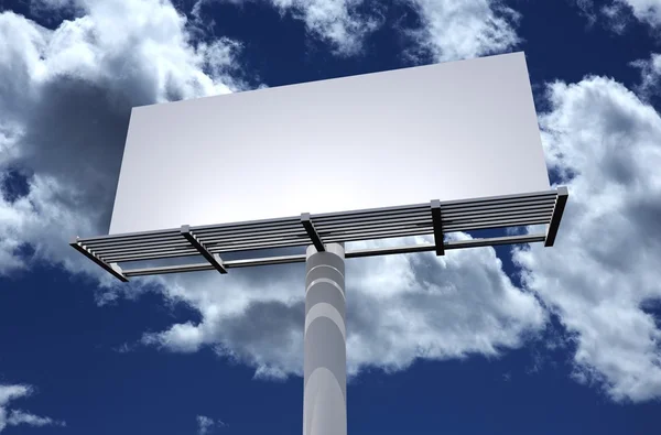 Pusty billboard — Zdjęcie stockowe