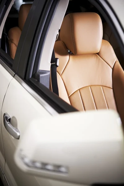 Asiento de coche e interior — Foto de Stock