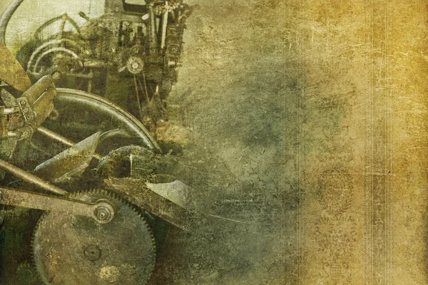 Old Machinery Vintage Background — Stock Photo, Image