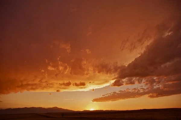 Atardecer frontrange Colorado — Foto de Stock