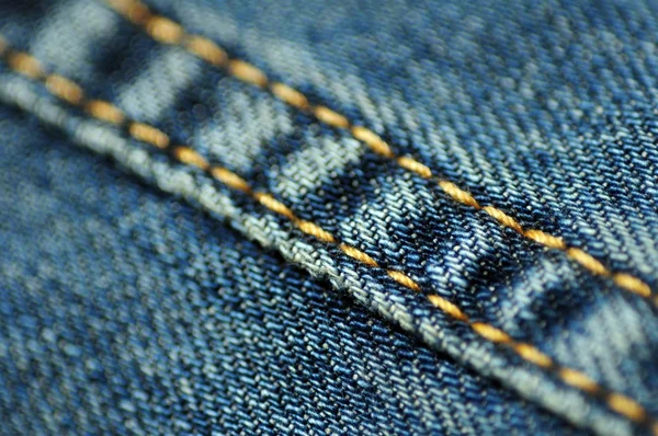 Jeans Material Closeup — Stock Photo, Image
