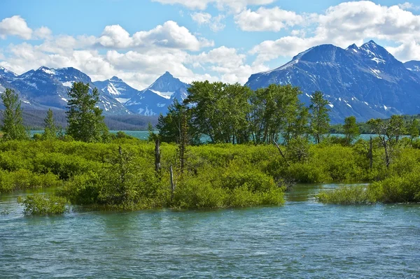 Schilderachtige montana in de zomer — Stockfoto