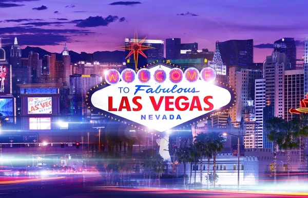 Bestemming vegas — Stockfoto