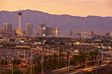 Las vegas günbatımı manzarası