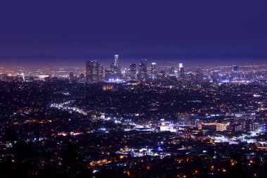 Los angeles gece manzarası