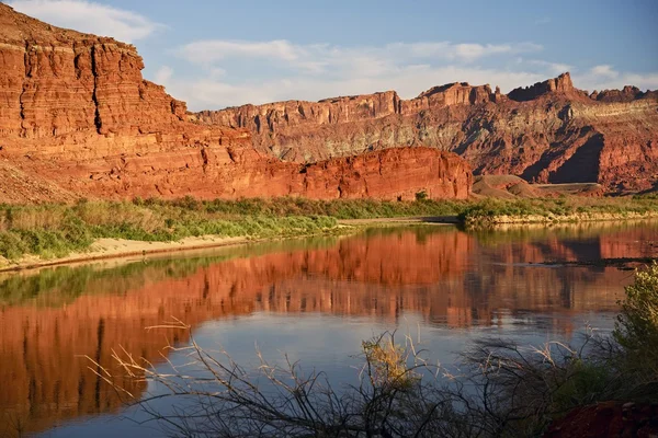 Řeka colorado utah Moab — Stock fotografie