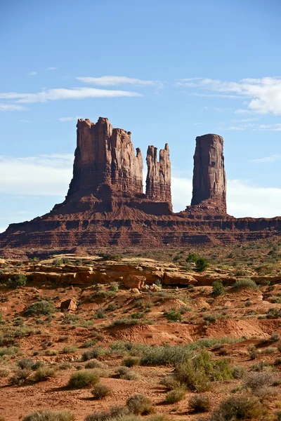 Monument valley kolommen — Stockfoto