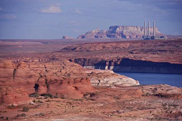 Lake powell w stronę — Zdjęcie stockowe